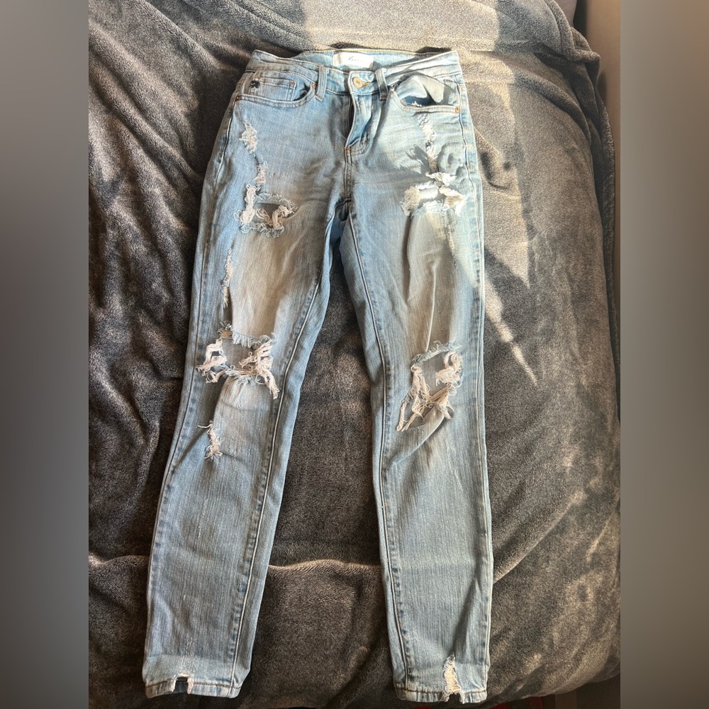 Kancan Distressed Skinny Jeans